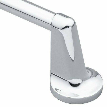 C S I DONNER Moen Towel Bar, 18 In L Rod, Zinc, Chrome, Surface Mounting 5818CH